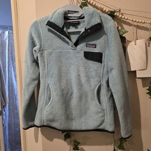 Patagonia Light Blue Fleece Pullover